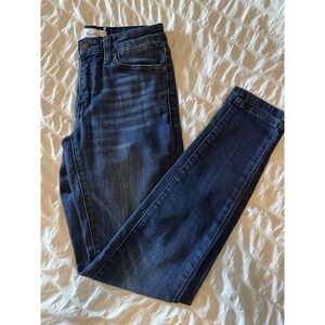 KanCan Women's 1/24 Denim Skinny Jeans, Dark Wash, Size 24